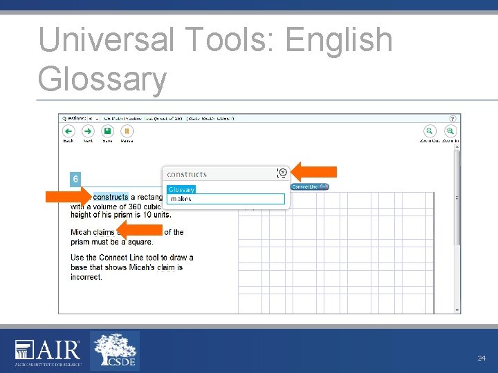 Universal Tools: English Glossary 24 