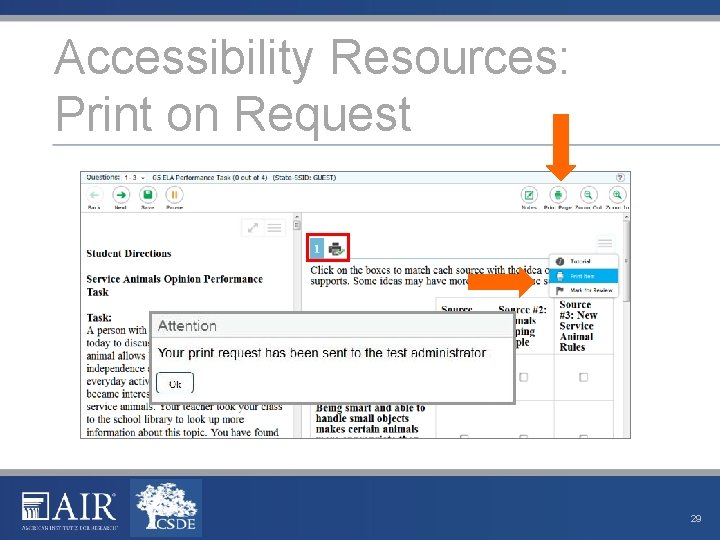 Accessibility Resources: Print on Request 29 