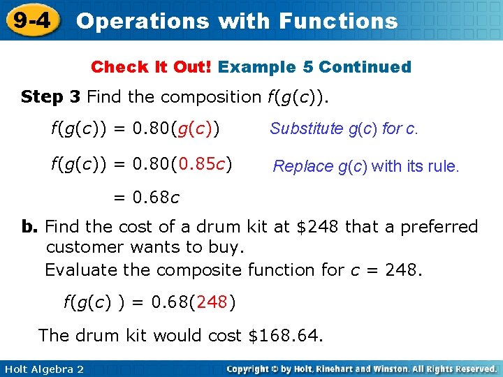 9 4 With Functions 9 4 Operations With