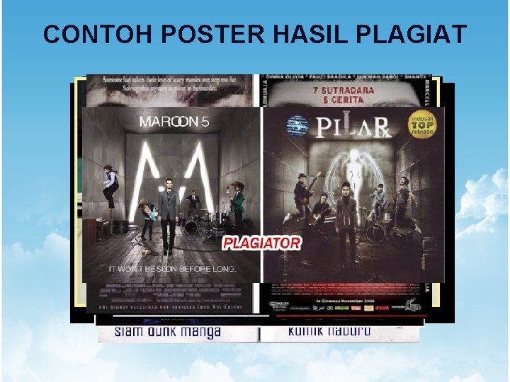 CONTOH POSTER HASIL PLAGIAT 