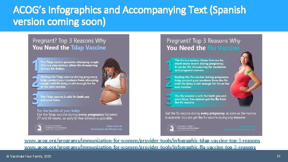 Communicating With Pregnant Women About Flu And Tdap
