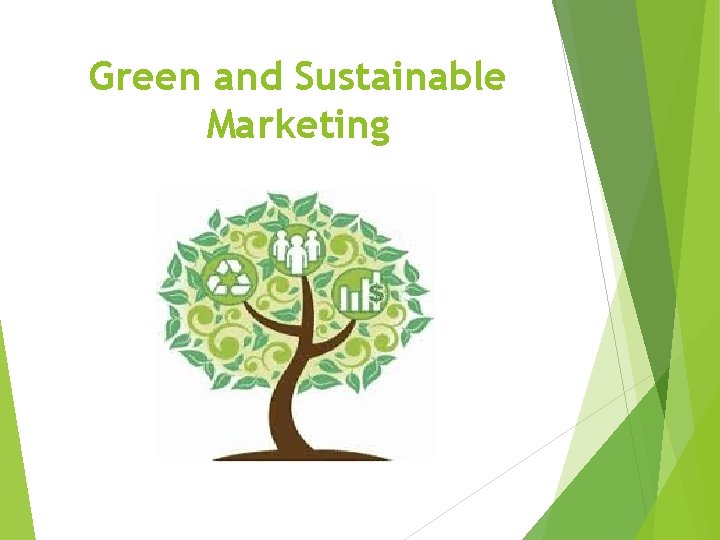 Green and Sustainable Marketing 