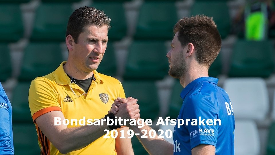 Bondsarbitrage Afspraken 2019 -2020 