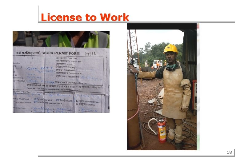 License to Work 18 