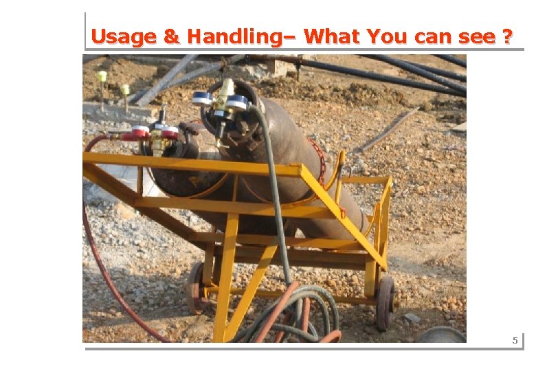 Usage & Handling– What You can see ? 5 