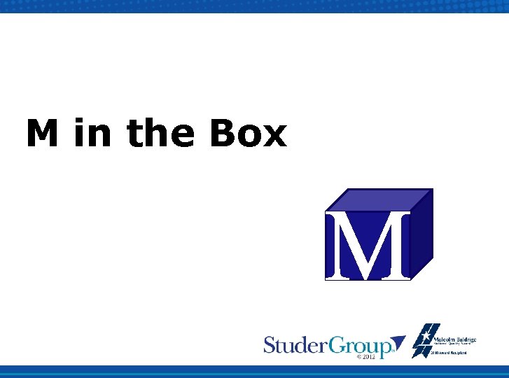 M in the Box 