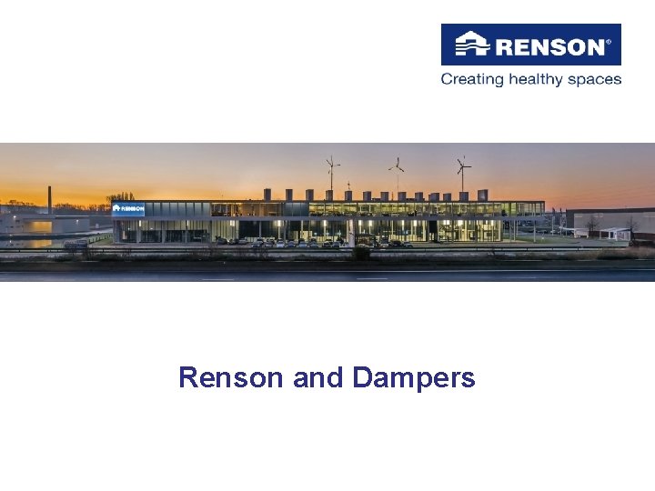 Renson and Dampers 