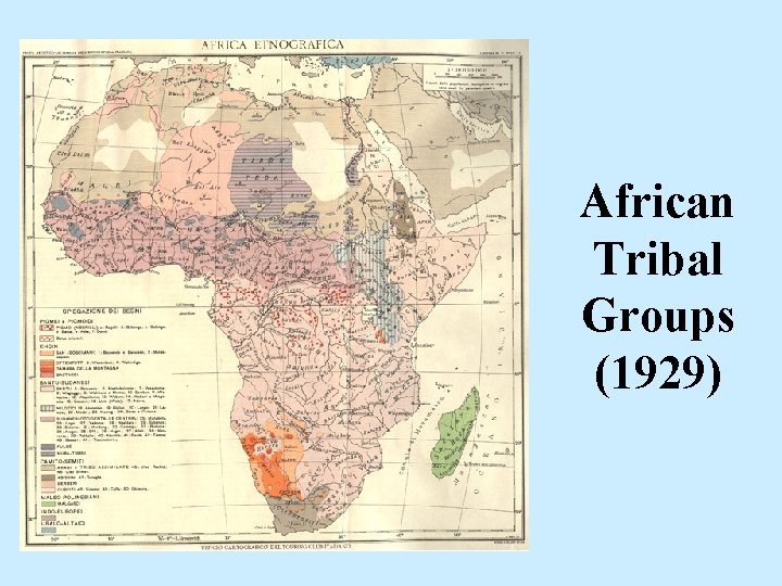 African Tribal Groups (1929) 