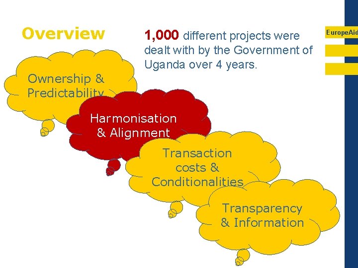 Overview Ownership & Predictability 1, 000 different projects were dealt with by the Government