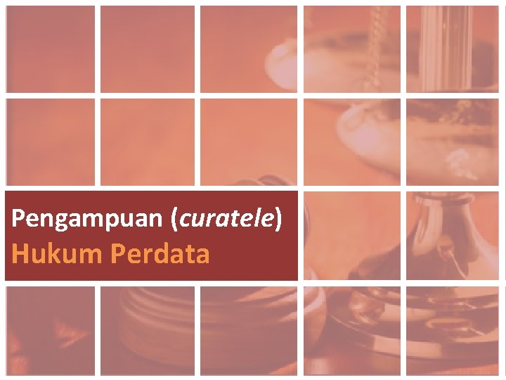 Pengampuan (curatele) Hukum Perdata 