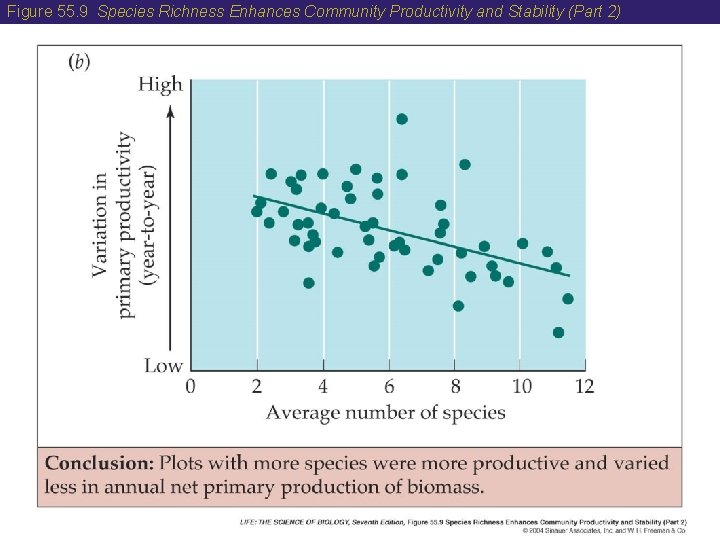 Figure 55. 9 Species Richness Enhances Community Productivity and Stability (Part 2) 