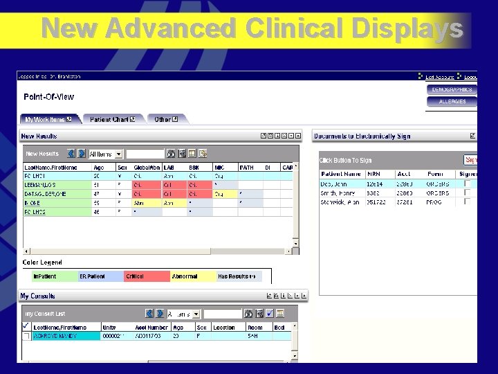 New Advanced Clinical Displays 
