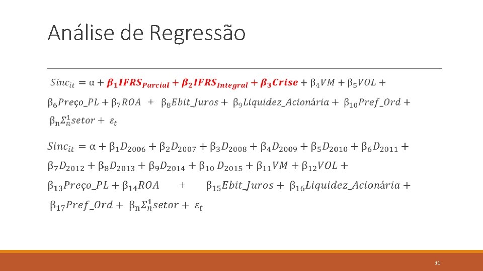 Análise de Regressão 11 
