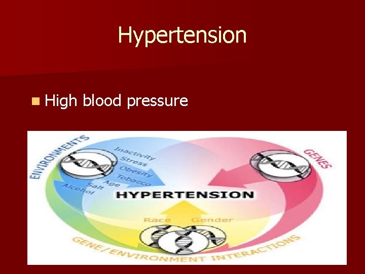 Hypertension n High blood pressure 50 