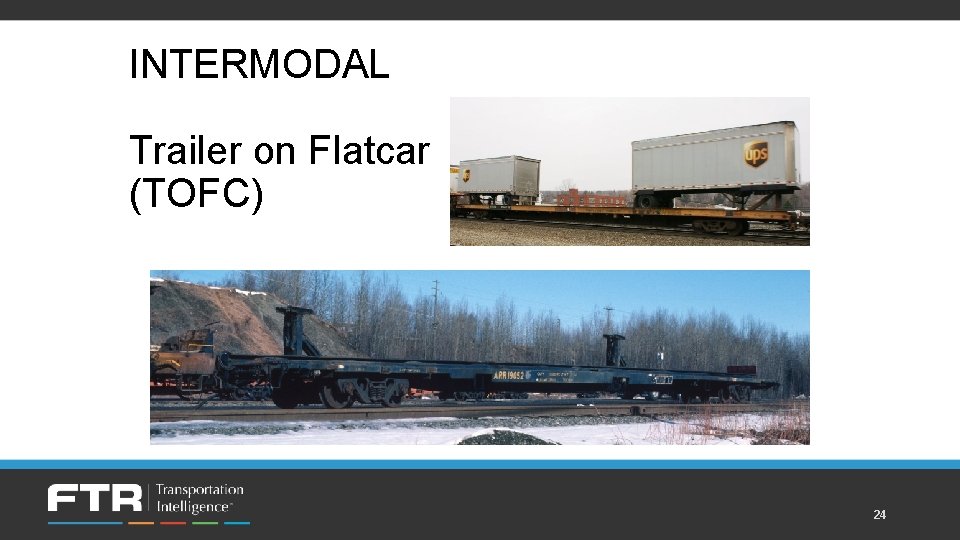 INTERMODAL Trailer on Flatcar (TOFC) 24 