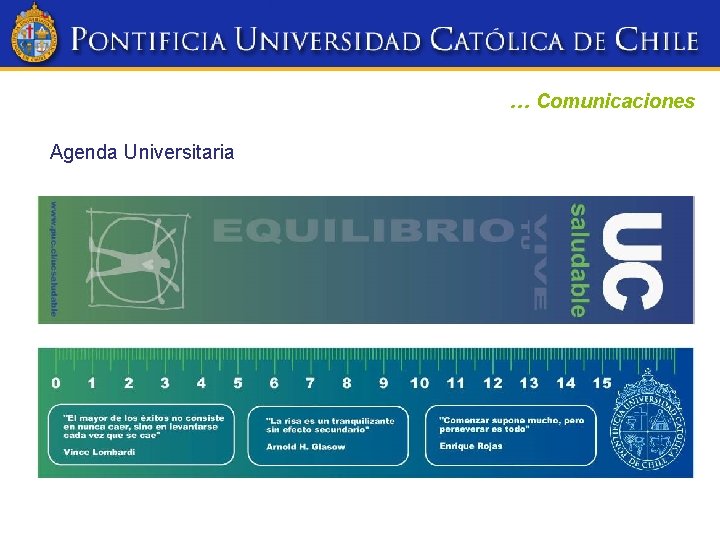 … Comunicaciones Agenda Universitaria 