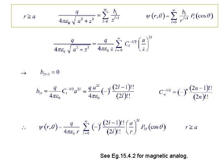  See Eg. 15. 4. 2 for magnetic analog. 