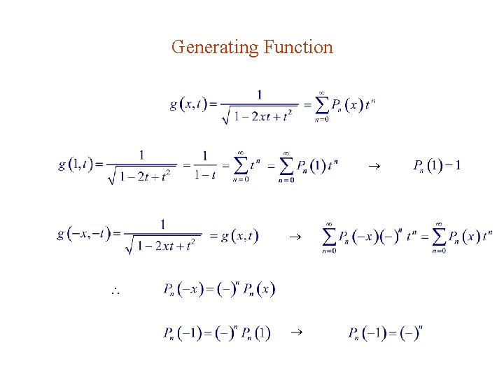 Generating Function 