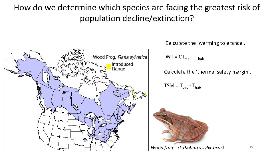 How do we determine which species are facing the greatest risk of population decline/extinction?