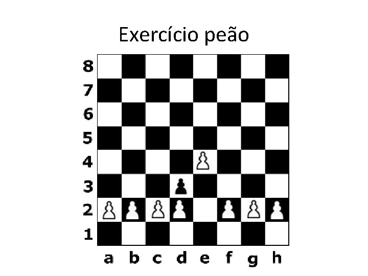 Exercício peão 