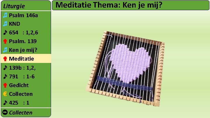 Liturgie ♬ Psalm 146 a ♬ KND ♪ 654 : 1, 2, 6 ✟