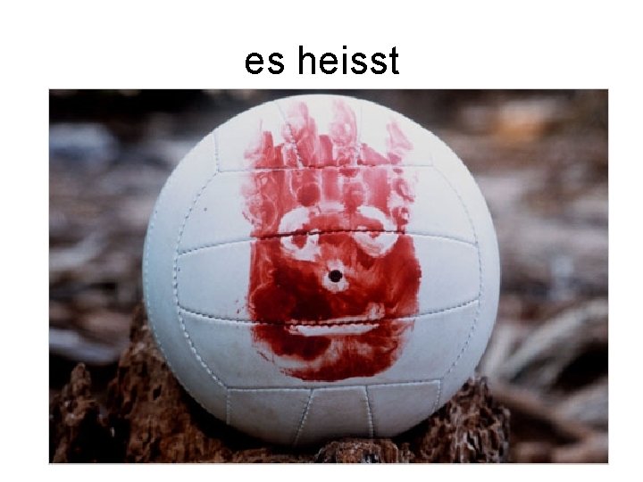 es heisst 