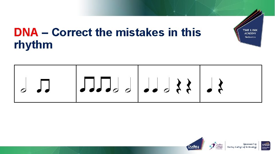DNA – Correct the mistakes in this rhythm DNA – Correct the mistakes in this rhythm