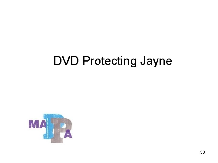 DVD Protecting Jayne 38 DVD Protecting Jayne 38