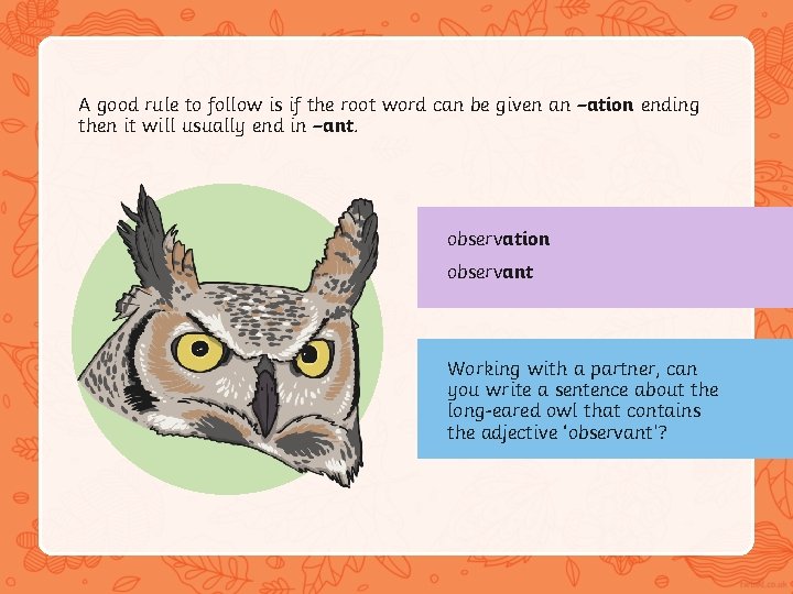 A good rule to follow is if the root word can be given an