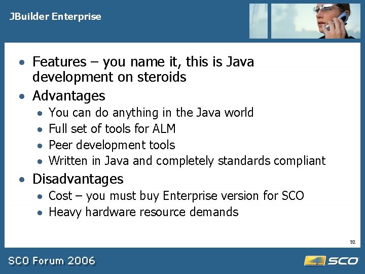 JBuilder Enterprise · Features – you name it, this is Java development on steroids