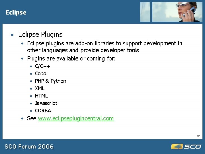 Eclipse · Eclipse Plugins · Eclipse plugins are add-on libraries to support development in