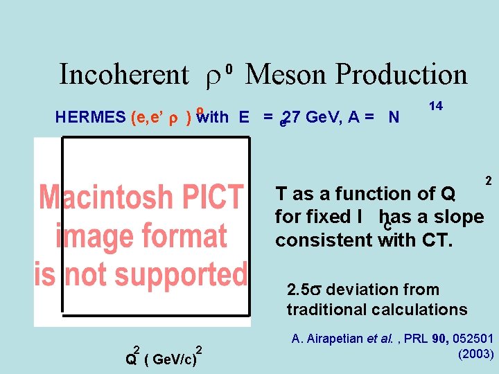 Incoherent r Meson Production 0 o HERMES (e, e’ r ) with E =