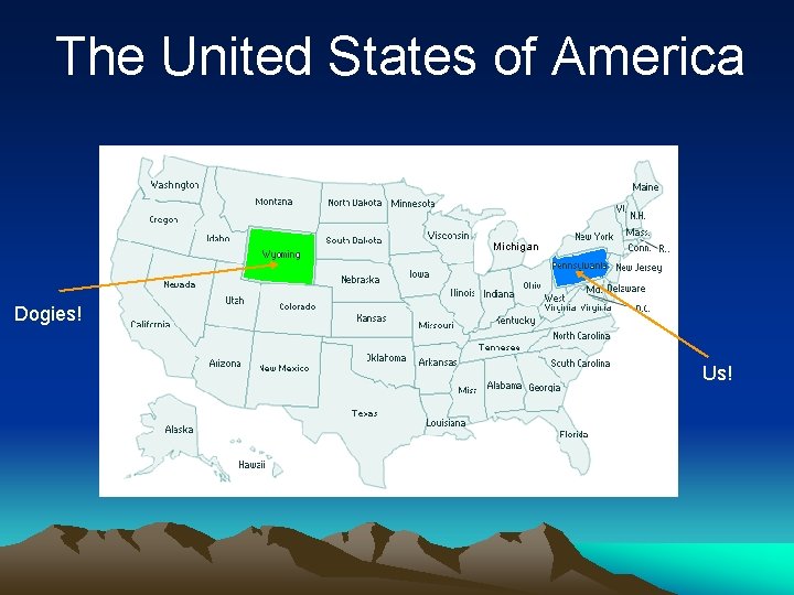 The United States of America Dogies! Us! 