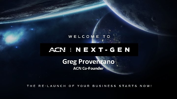 Greg Provenzano ACN Co-Founder 