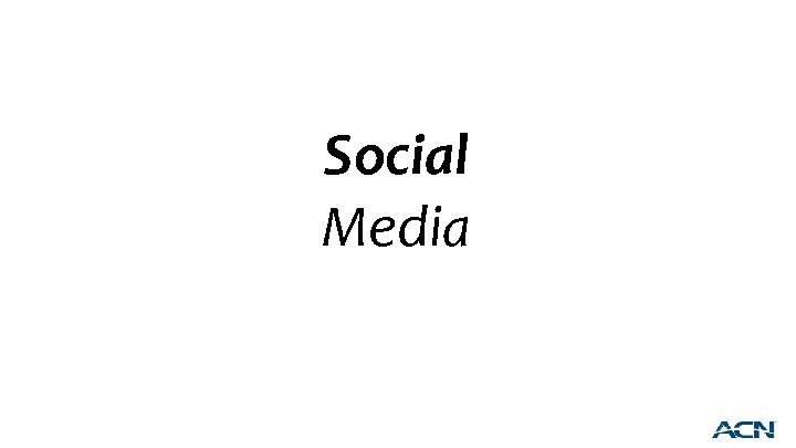 Social Media 