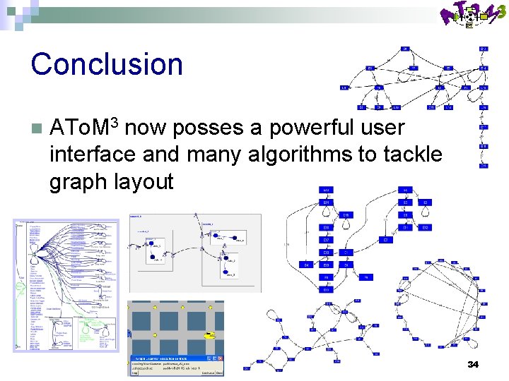 Conclusion n ATo. M 3 now posses a powerful user interface and many algorithms