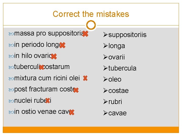 Correct the mistakes massa pro suppositoria Øsuppositoriis in periodo longo Ølonga in hilo ovario