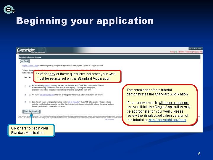 Beginning your application “No” for any of these questions indicates your work must be Beginning your application “No” for any of these questions indicates your work must be