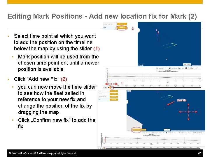 Editing Mark Positions - Add new location fix for Mark (2) • Select time