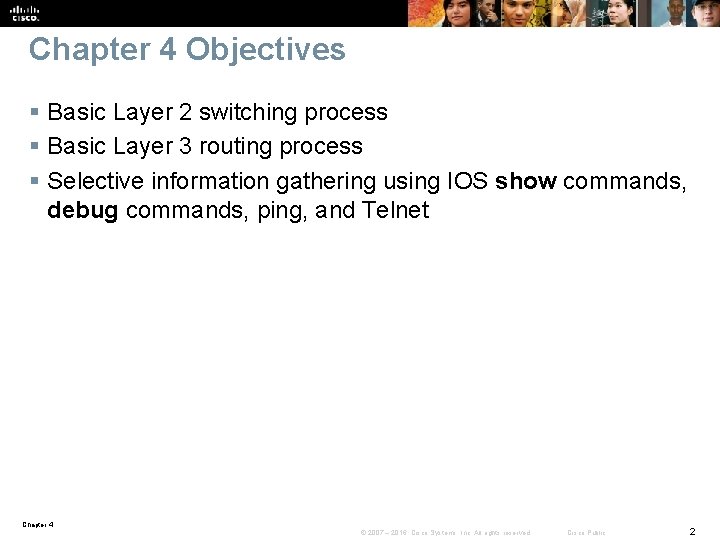 Chapter 4 Basic Switching and Routing Process and