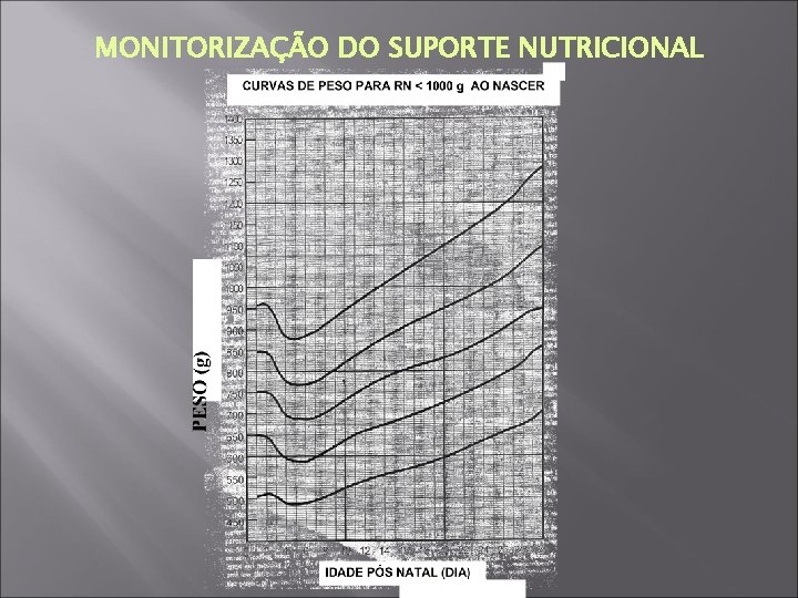 MONITORIZAÇÃO DO SUPORTE NUTRICIONAL 