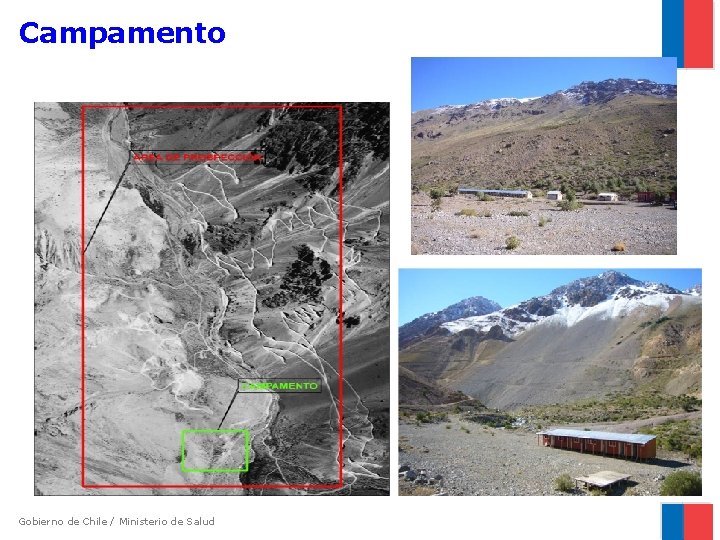 Campamento Gobierno de Chile / Ministerio de Salud 