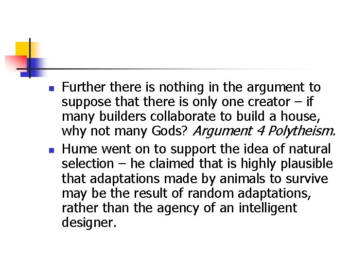 n n Furthere is nothing in the argument to suppose that there is only n n Furthere is nothing in the argument to suppose that there is only