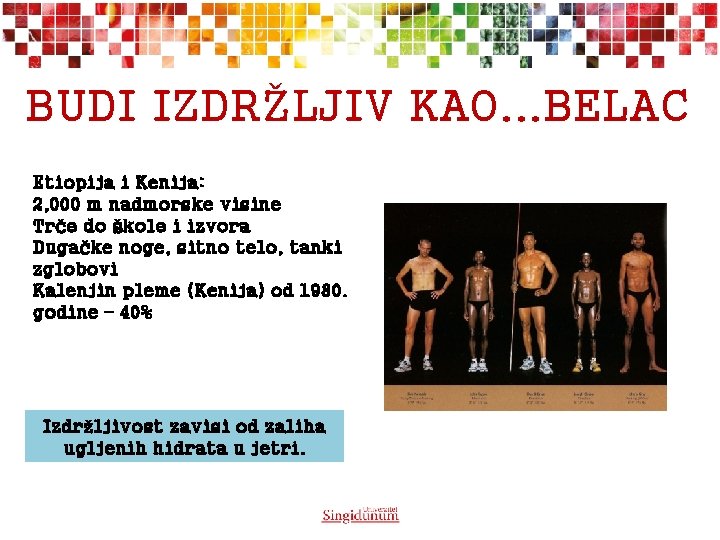 BUDI IZDRŽLJIV KAO. . . BELAC Etiopija i Kenija: 2, 000 m nadmorske visine BUDI IZDRŽLJIV KAO. . . BELAC Etiopija i Kenija: 2, 000 m nadmorske visine