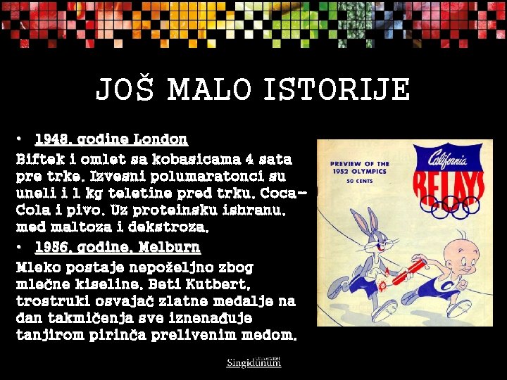 JOŠ MALO ISTORIJE • 1948. godine London Biftek i omlet sa kobasicama 4 sata JOŠ MALO ISTORIJE • 1948. godine London Biftek i omlet sa kobasicama 4 sata