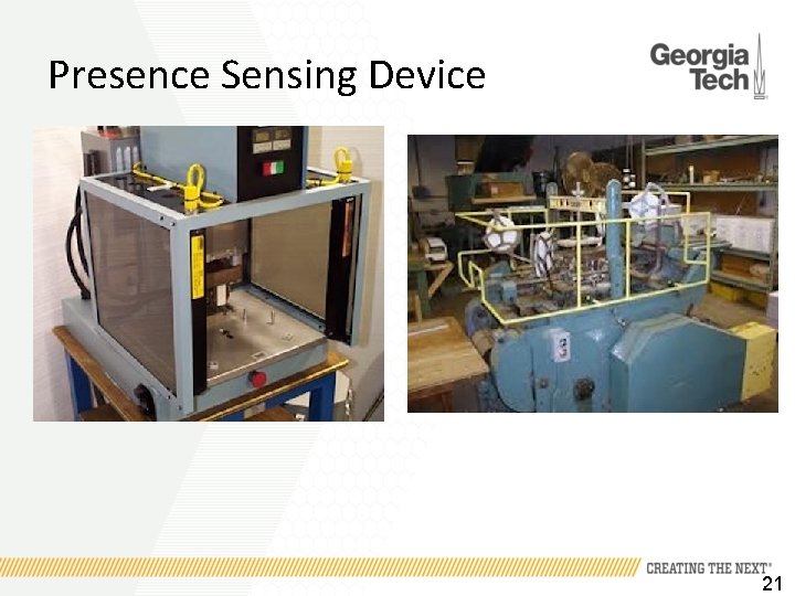 Presence Sensing Device 21 