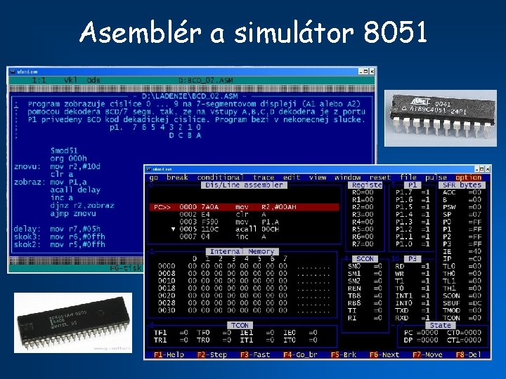 Asemblér a simulátor 8051 