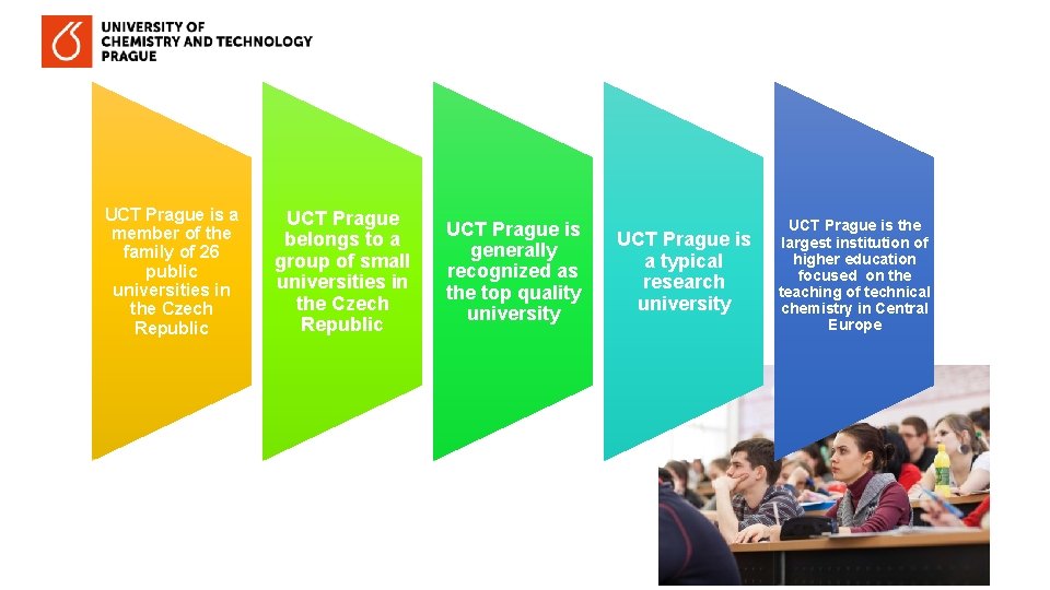 UCT Prague is a member of the family of 26 public universities in the