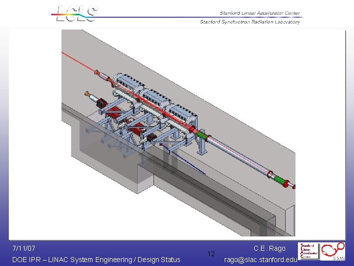 7/11/07 DOE IPR – LINAC System Engineering / Design Status 12 C. E. Rago 7/11/07 DOE IPR – LINAC System Engineering / Design Status 12 C. E. Rago