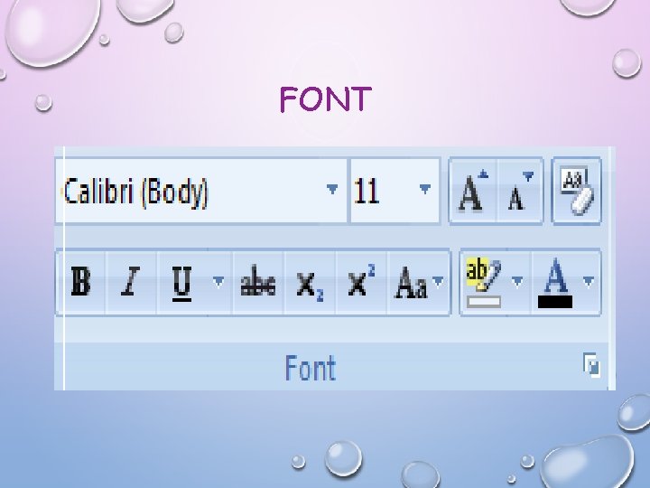 FONT 